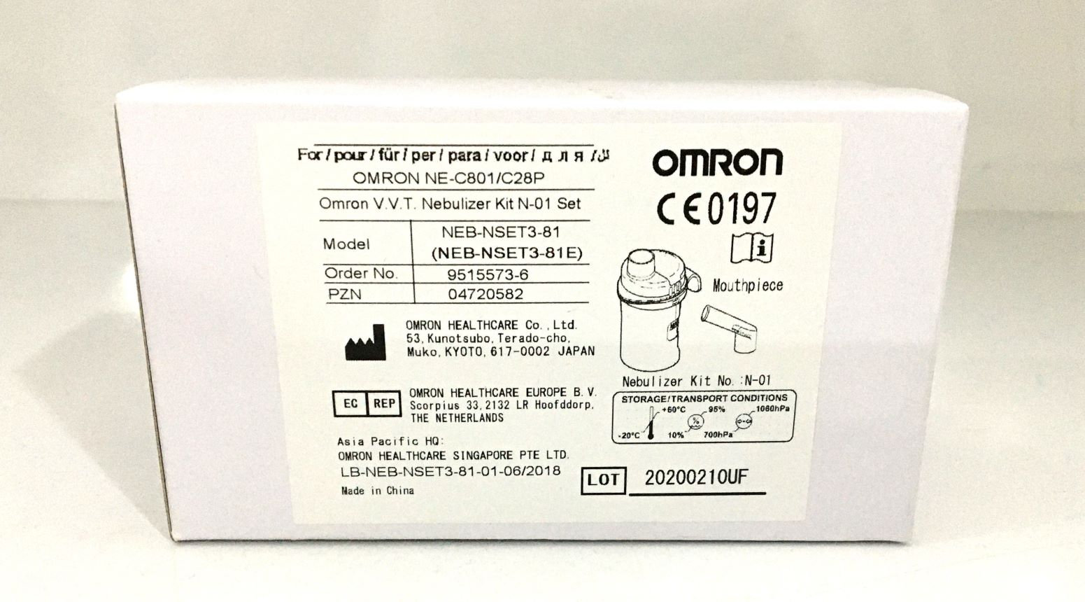 Omron C28 ilaç haznesi