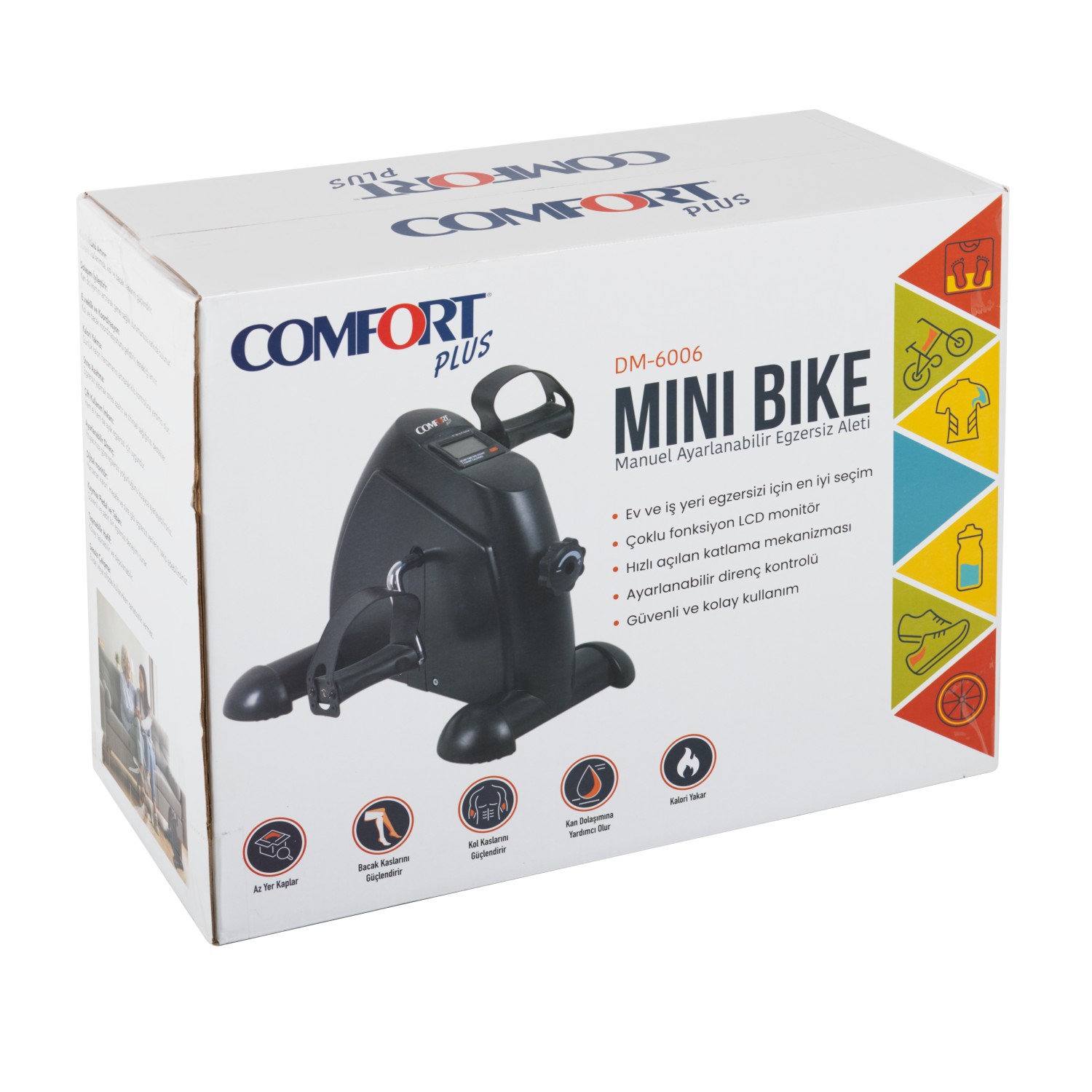 Comfort Plus DM-6006 Dijital Ekranlı Mauel Eğzersiz Pedalı