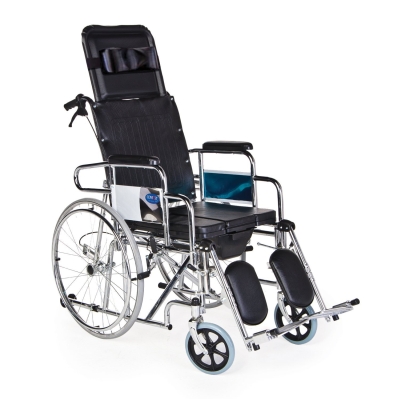Comfort Plus KY608GC Sırtı Yatar Ayak Kalkar Tuvalet Özellikli Tekerlekli Sandalye