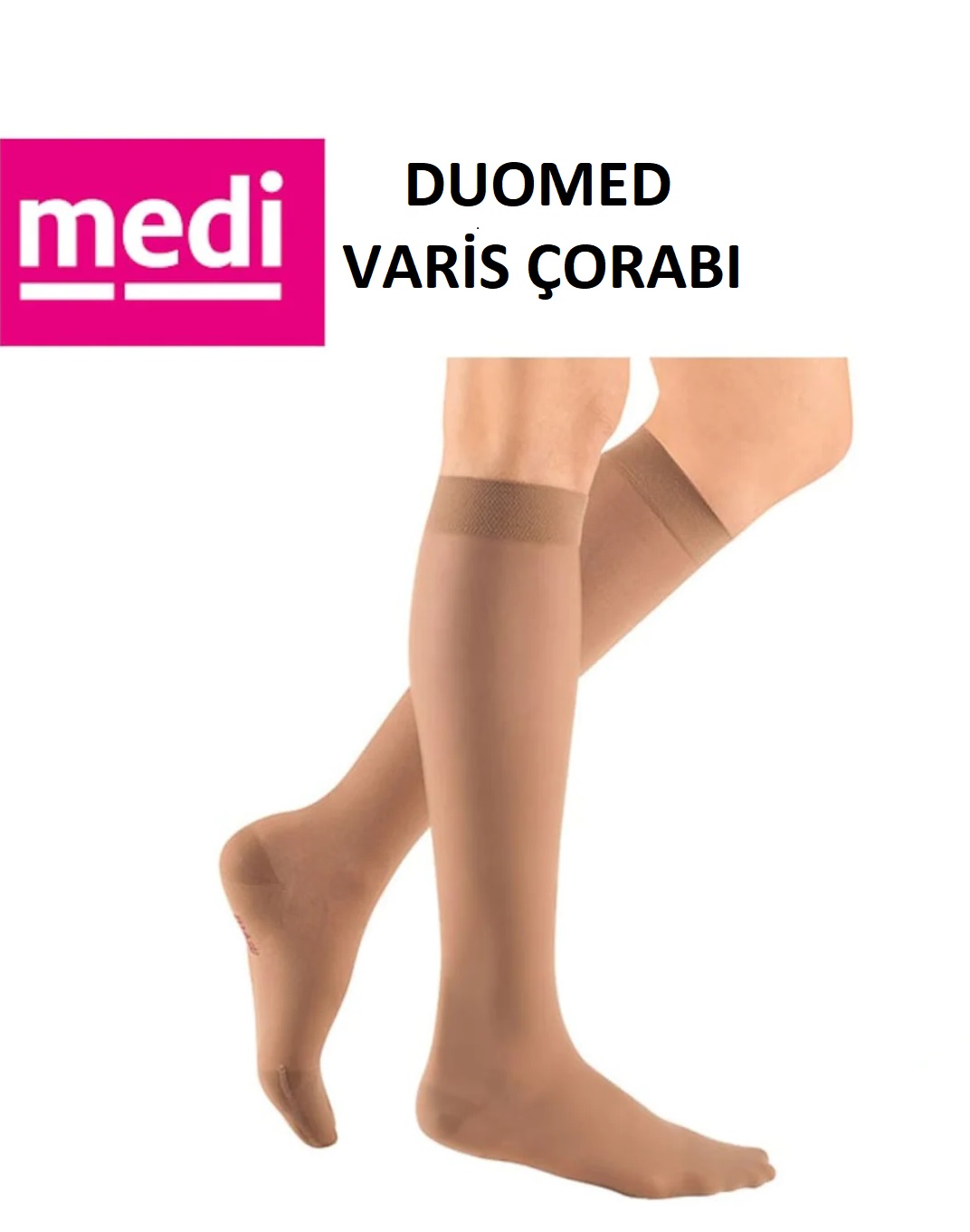 Medi Duomed Diz Altı varis çorabı