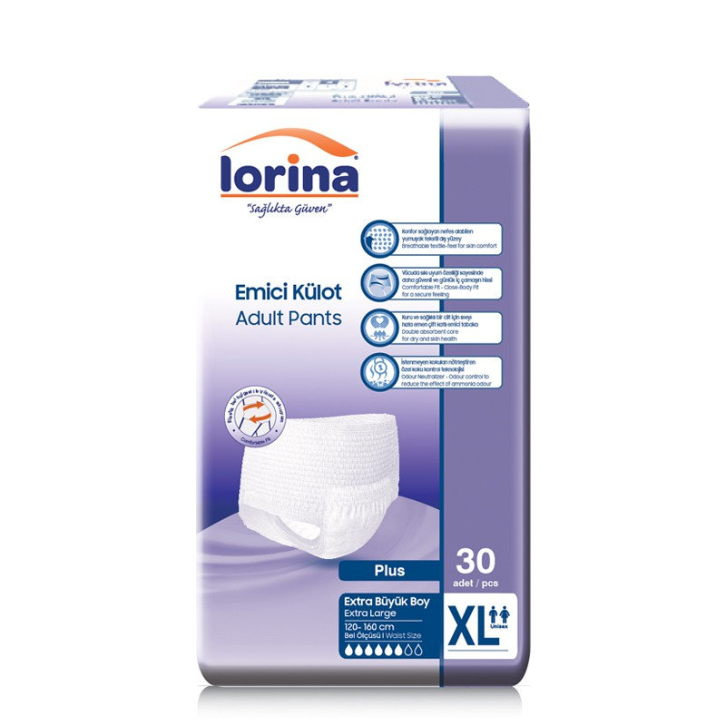 LORİNA PLUS XLARGE EMİCİ KÜLOT BEZ