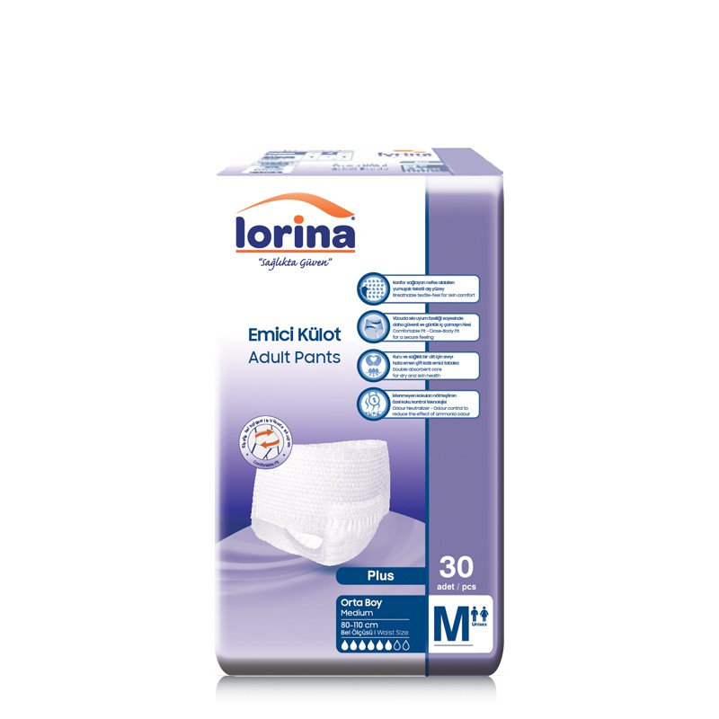 LORİNA PLUS MEDİUM EMİCİ KÜLOT BEZ