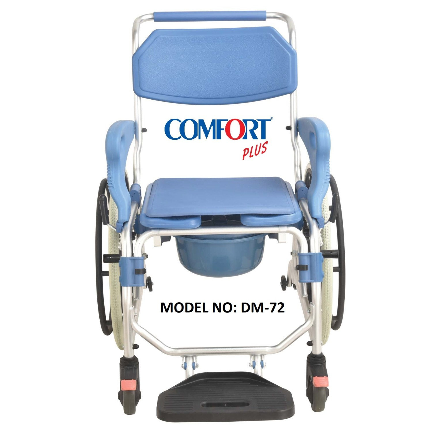 Comfort Plus DM-72 Banyo ve Tuvalet Özellikli Tekerlekli Sandalye Komot