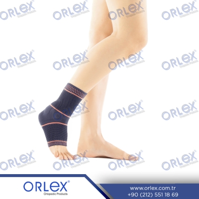 ORLEX ÖRME SİLİKON MALLEO DESTEKLİ AYAK BİLEKLİĞİ
