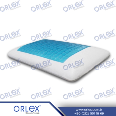 ORLEX ORTOPEDİK YASTIK VİSKO KLASİK JELLİ BOYUN YASTIĞI Medikal Yastık orx-y1025