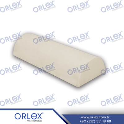 ORLEX ORTOPEDİK  YASTIK VİSKO ÇOK AMAÇLI YASTIK YARIM SİLİNDİR Medikal Yastık
