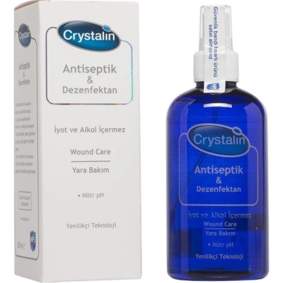 Crystalin Yara Bakım Solüsyonu Antiseptik