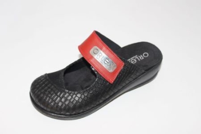 ORLEX Tabanı Çıkabilen Ortopedik Deri (KEMİK ÇIKINTISI KORUYUCULU) Kadın Terlik