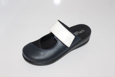 ORLEX Tabanı Çıkabilen Ortopedik Deri (KEMİK ÇIKINTISI KORUYUCULU) Kadın Terlik