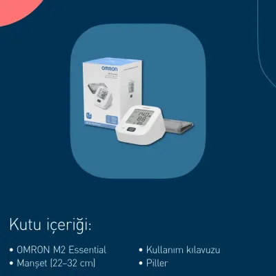 Omron M2 Essential HEM-7188-E Dijital koldan ölçer tansiyon aleti