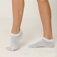 Parmaklı Patik Şeker Gümüş Çorap ( Diyabet Çorabı)