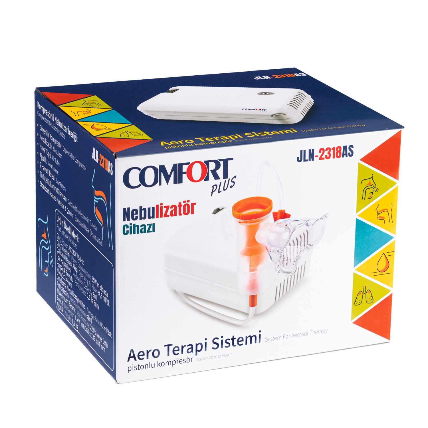 Comfort Plus JLN-2318AS Nebulizatör Cihazı