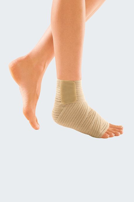 Medi circaid® single band ankle foot wrap Ayakta daha fazla kompresyon için ayarlanabilir kompresyon giysisi lenf ödem