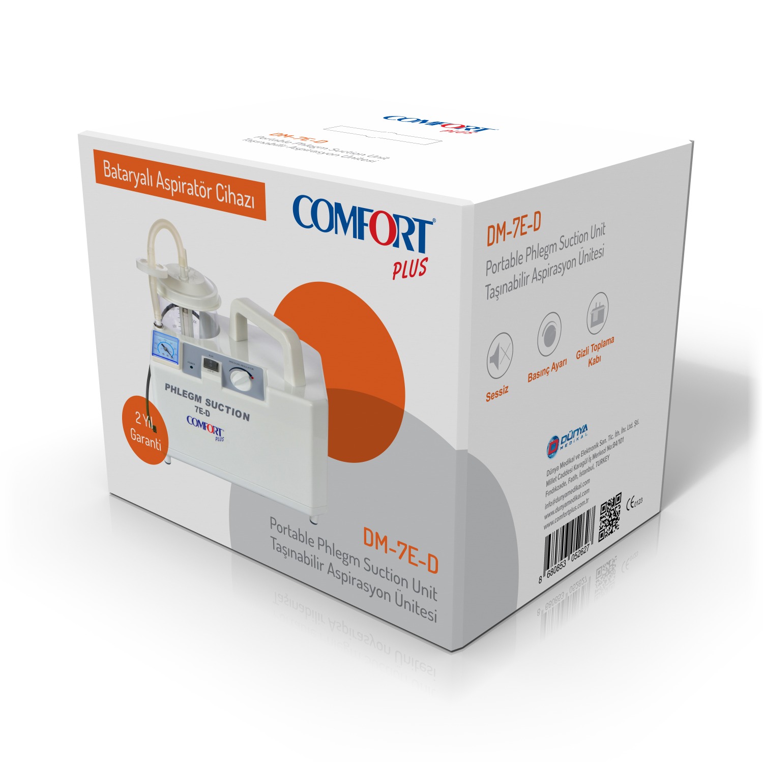 Comfort Plus DM-7ED Şarjlı Aspiratör Cihazı