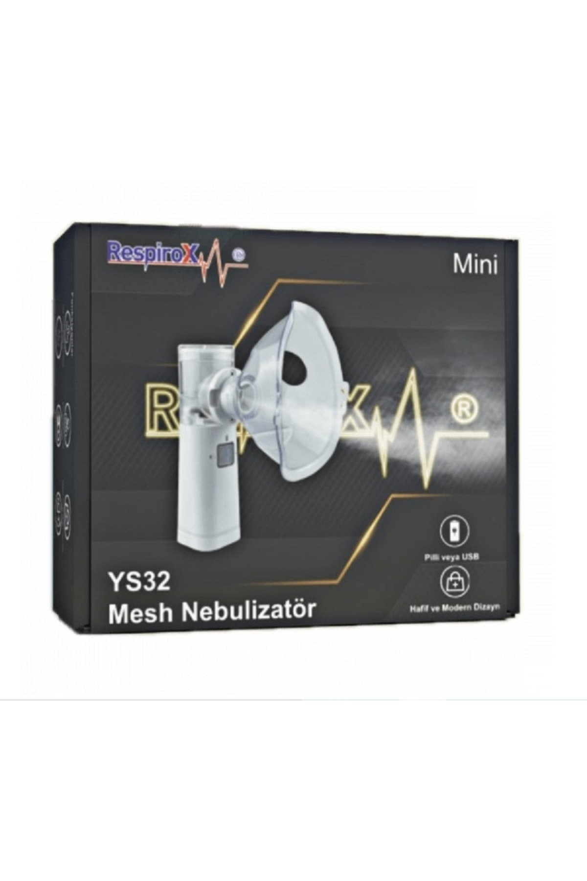 Respirox El tipi Mini Mesh Nebülizatör